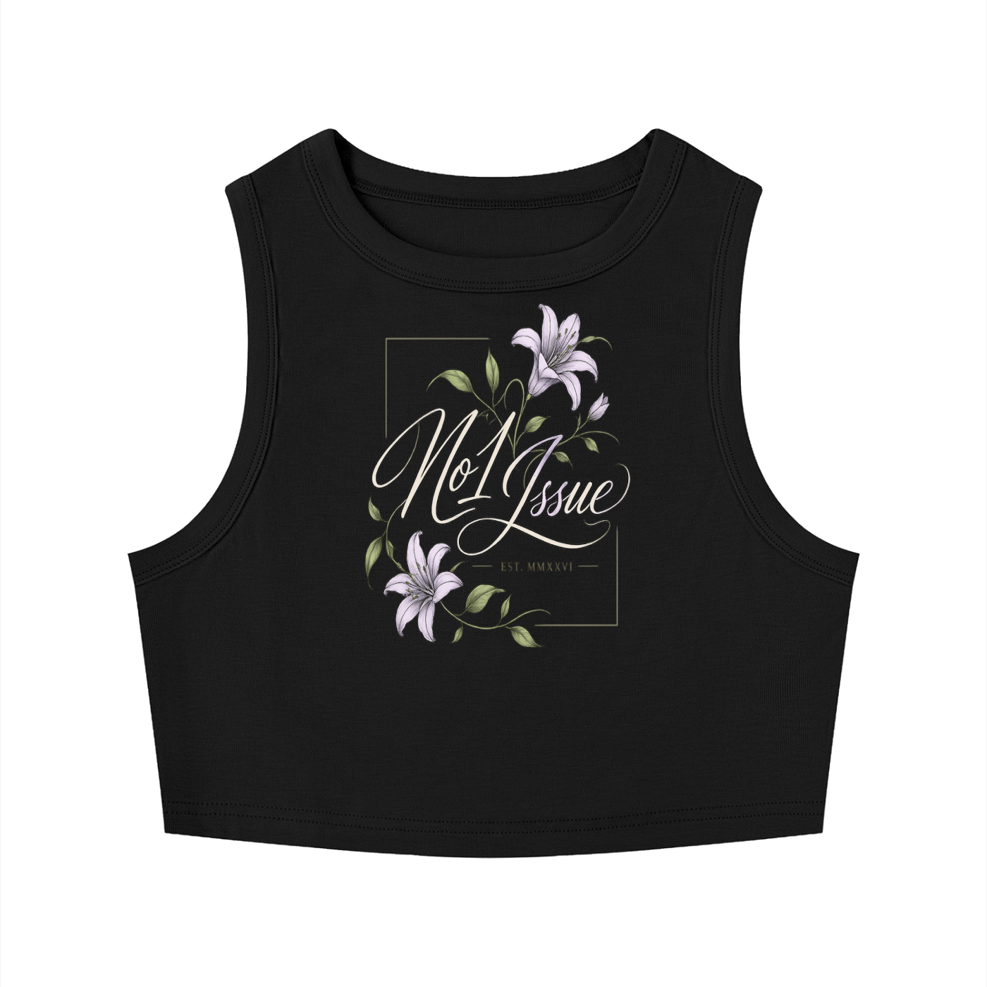 Women's Tight Crewneck Crop Tank Top