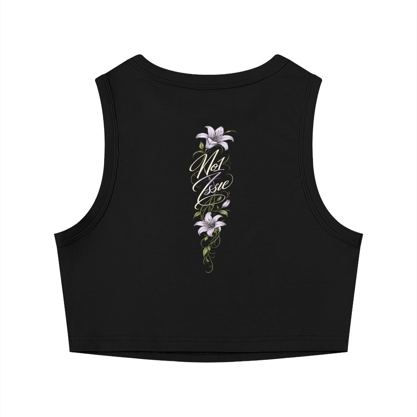Women's Tight Crewneck Crop Tank Top