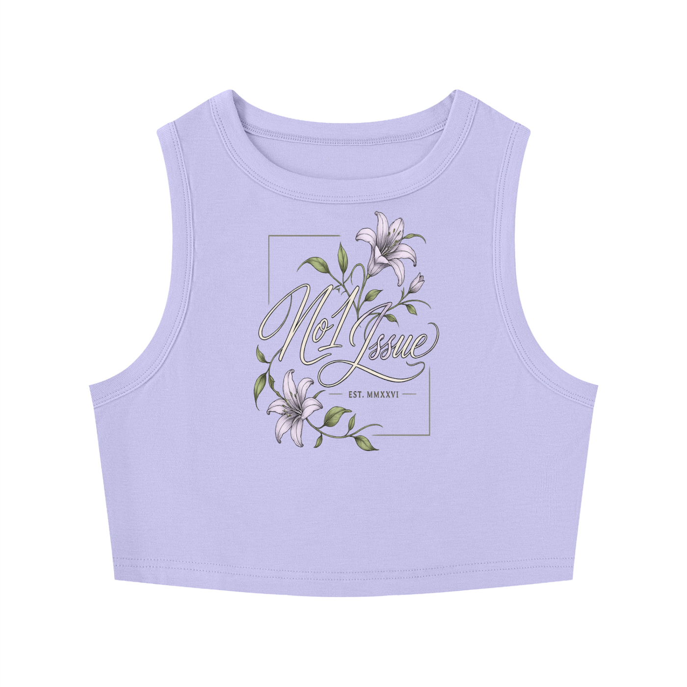 Women's Tight Crewneck Crop Tank Top